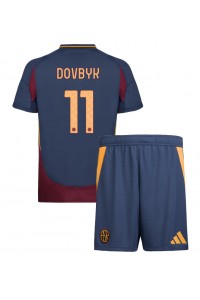 AS Roma Artem Dovbyk #11 Babytruitje 3e tenue Kind 2024-25 Korte Mouw (+ Korte broeken)